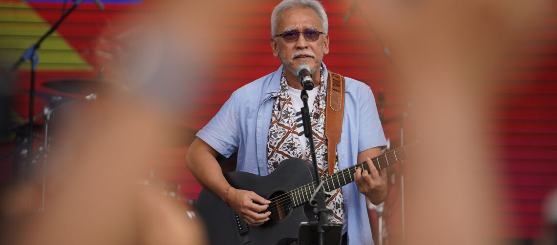 penampilan iwan fals di Borobudur marathon 2022